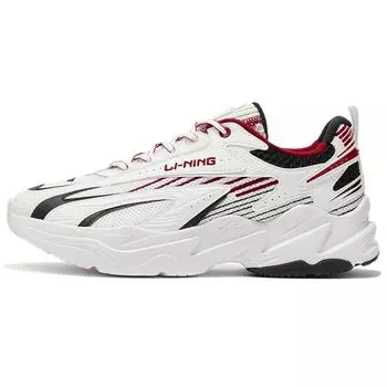 Li Ning Meteor Shock Absorbation Rebound Низкие спортивные повседневные туфли мужские кроссовки белые черные красные ARLS007-3 42