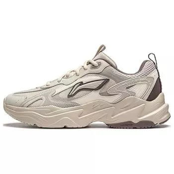 Li Ning Meteor универсальная ретро толстая подошва высота увеличивается амортизация нескользящая износостойкая поддержка низкий верх повседневная обувь для жизни AGCU121-1 39