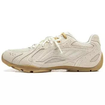 Li Ning Минималистичная Мода Амортизирующие Износостойкие Низкие Повседневные Кроссовки Женские кроссовки Молочно-Белый Цвет Сюань-Бумажно-Белый AZGV030-4 37