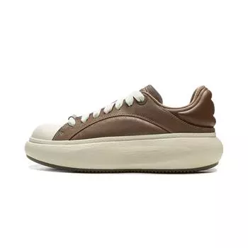 Li Ning Модная спортивная одежда Износостойкие Нескользящие Низкие Повседневные Кроссовки Мужские Повседневные Кроссовки Коричневый Желтый AZGU145-4 43