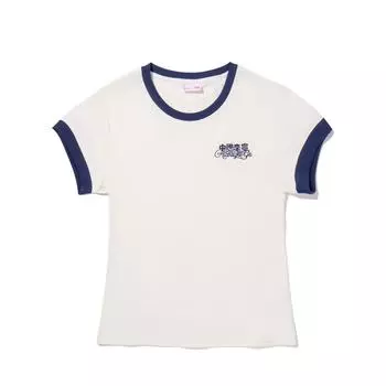 Li Ning Модная спортивная серия Цветной блок Дышащая Универсальная футболка с коротким рукавом Женские футболки Молочно-белый AHSV790-1 S