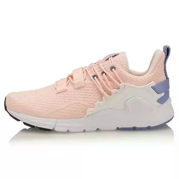 Li-Ning Модные повседневные дышащие кроссовки с низким верхом женские кроссовки светло-розового цвета AGLQ006-2 36
