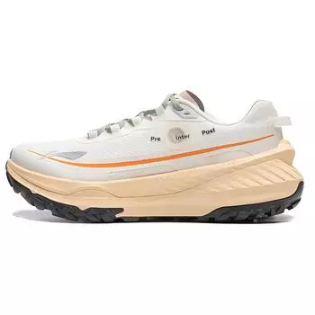 Li-Ning Модные удобные нескользящие износостойкие кроссовки для бега по пересеченной местности с низким верхом женские кроссовки бежевые ARNU004-22 37