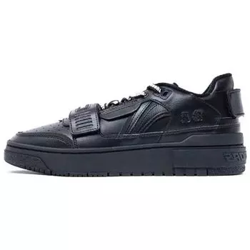 Li-Ning Модные удобные прочные низкие кроссовки для скейтбординга унисекс кроссовки черные ABCS028-3 38