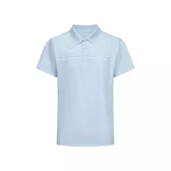 Li-Ning Moisture Wicking Breathable Pullover Polo Shirt Men tops Sky-Blue APLU071-3 S