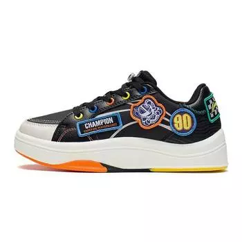 Li Ning Молодежные повседневные нескользящие износостойкие легкие отскок низкие детские кроссовки для скейтбординга детские кроссовки для скейтбординга черные YKCS114-13 39