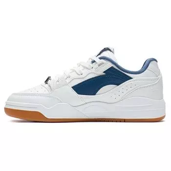 Li Ning Moon White Dream Theme повседневные универсальные кроссовки на толстой подошве женские кроссовки синие AGCS252-2 35