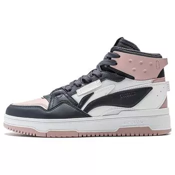 Li Ning Mountain Range 2.0 повседневные универсальные толстые подошвы, увеличивающие рост, нескользящие, износостойкие, высокие, для скейтбординга, женские кроссовки AGCT346-5 37