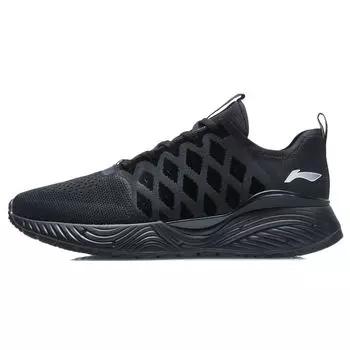 Li Ning Мягкая ткань Цельное плетение Амортизация Нескользящие Износостойкие Дышащие Легкие Низкие Спортивные Повседневные Туфли Мужские Кроссовки ARSR019-4 44