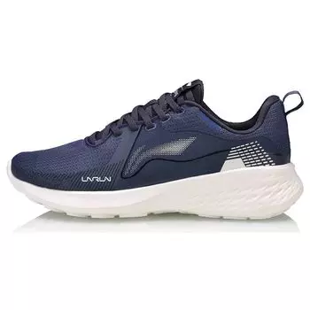 Li-Ning Мягкие легкие амортизирующие кроссовки с низким верхом унисекс темно-синие ARHQ025-4 43