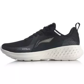 Li-Ning Мягкие нескользящие износостойкие кроссовки с низким верхом для бега мужские кроссовки черные ARHQ025-2 41