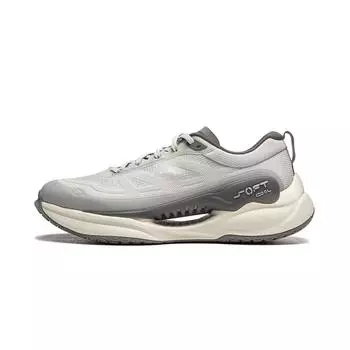Li Ning Мягкие Прохладные Удобные Универсальные Толстые Подошвы Увеличивающие Рост Дышащие Износостойкие Низкие Повседневные Туфли Мужские Кроссовки Серые AGLU047-4 39