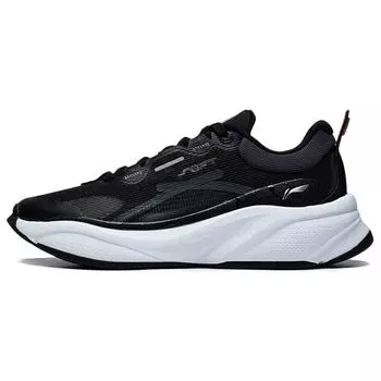 Li Ning Мягкие удобные повседневные нескользящие низкие повседневные туфли мужские кроссовки черного цвета AGLT051-4 43
