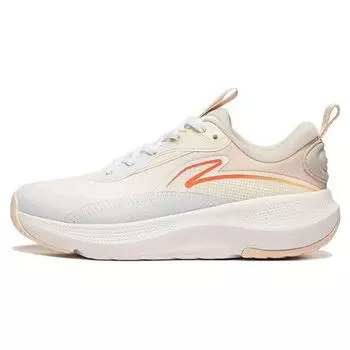 Li-Ning Мягкие удобные универсальные нескользящие износостойкие низкие повседневные туфли женские кроссовки белые абрикосовые серые AGLT180-2 35