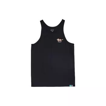 Li-Ning Мультяшный принт круглый вырез без рукавов спортивный жилет мужские жилеты черный AVSR081-3 M