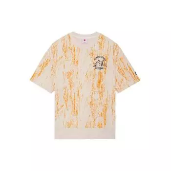 Li-Ning Футболка мужская свободная с круглым вырезом и коротким рукавом Music Festival Ice-Orange AAES007-2 XXL
