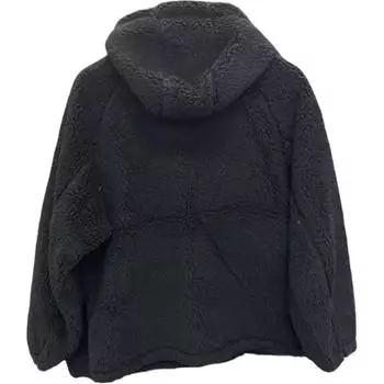 Li-Ning Мужская флисовая куртка Anti-Five Series Loose Warm с капюшоном, черная AFDT791-4 M