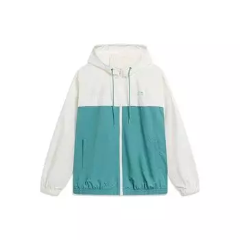 Li-Ning Мужская ветровка свободного кроя с капюшоном в стиле колор-блок AFDT379-8 XXL