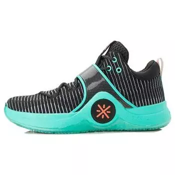 Li-Ning Мужские кроссовки Way of Wade 6 Dragon Boat черные флуоресцентно-мятно-зеленые ABAM089-84