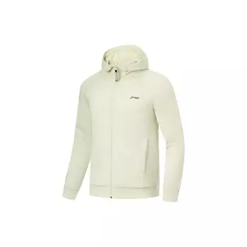 Li-Ning Мужские толстовки Fitness Series Solid Color Quick-Dry Cool Hoodie Light-Tea-Green AWDT521-2 3XL