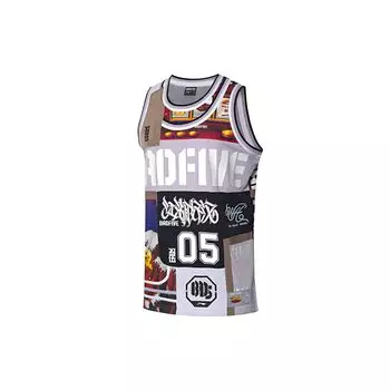 Li-Ning Мужской баскетбольный жилет свободного покроя Badfive Rogue Hero, разноцветный AAYQ519-1 L