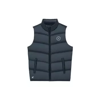 Li-Ning Мужской спортивный жилет с логотипом Wade Series и воротником-стойкой, черный AMRS069-1 M