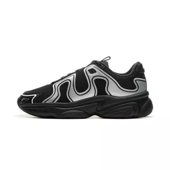 Li Ning Nai Ye 2.0 грязные удобные универсальные толстые подошвы увеличивающие рост нескользящие износостойкие низкие повседневные туфли женские повседневные туфли AGCU406-3 36