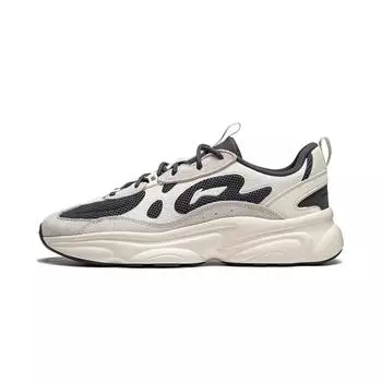 Li Ning Nai Ye 2.0 Удобные универсальные толстые подошвы, увеличивающие рост, нескользящие, износостойкие, низкие повседневные туфли, мужские кроссовки, белые, черные AGCU249-1 43