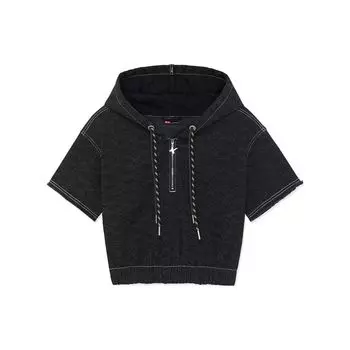 Li Ning National Totem Printed Loose Wash джинсовая куртка с короткими рукавами женские куртки серые AJDSA48-1 M