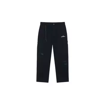 Li Ning Natural Skater свободные однотонные прямые спортивные повседневные брюки мужские брюки черные AKXS799-2 M