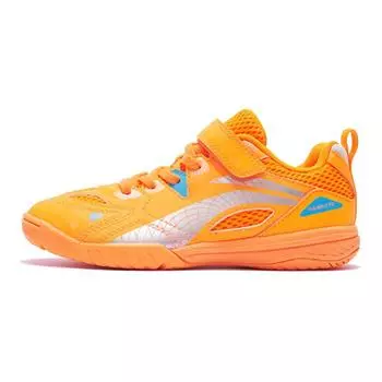 Li-Ning Нескользящие износостойкие низкие детские кроссовки для бега детские кроссовки оранжевые APTT014-3 30