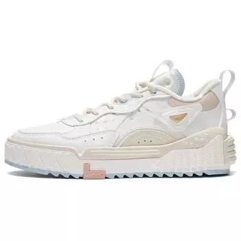 Li-Ning New Journey Удобные универсальные повседневные низкие кроссовки женские кроссовки Off-White AGCS076-2 37