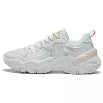 Li Ning New Path 3.0 нескользящие износостойкие низкие спортивные повседневные туфли женские кроссовки Off-White AGCT152-1 39