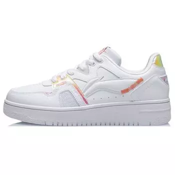 Li-Ning Non-Slip Lightweight Low-Top Skate Shoes Women sneakers White AGCR466-4 39