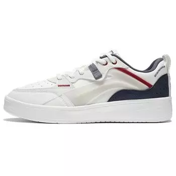 Li-Ning Non-Slip Lightweight Low-Top Skate Shoes Men Sneakers Gray White AGCS085-1 43