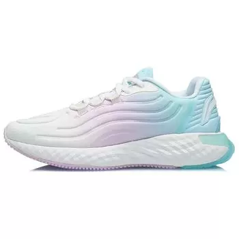 Li-Ning Non-Slip Wear-Resistant Low-Top Running Shoes Women Sneakers Light-Blue ARSR038-3 39