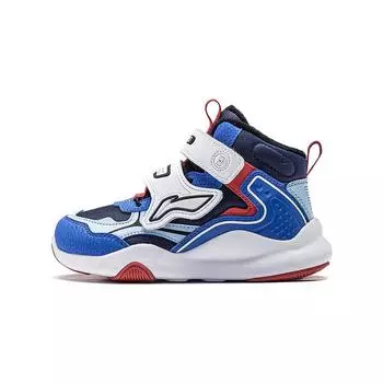 Li-Ning Обувь для активного отдыха Cloud High-Top Детская обувь Синий Белый YKNT150-3 25