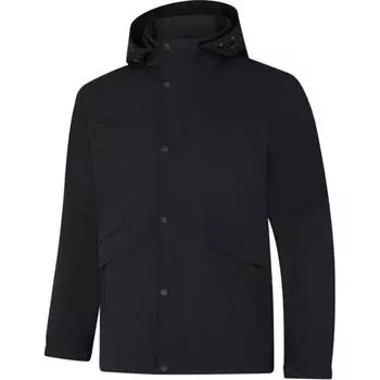 Li-Ning Однотонная, с капюшоном, на молнии, удобная, дышащая, спортивная ветровка, мужская, верхняя одежда, черная AFDUA13-8 S