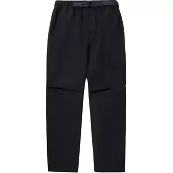 Li Ning Однотонные брюки средней посадки, удобные, дышащие, с прямыми штанинами, повседневные, мужские, низ, черный, AYKU955-1 S