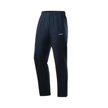 Li-Ning Однотонные быстросохнущие трикотажные спортивные брюки мужские низы Guangdong-Blue AYKT413-2 XXXL