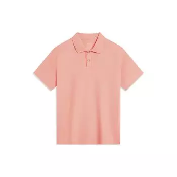 Li Ning однотонный пуловер, рубашка поло с короткими рукавами, мужские топы Desert-Pink APLT135-1 XXL