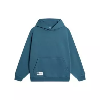 Li-Ning однотонный свитер с капюшоном, мужские топы Blue-Mountain AWDSB15-5 M