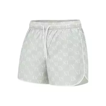 Li Ning охлаждающие удобные влагоотводящие устойчивые к ультрафиолетовому излучению свободные антибактериальные спортивные шорты женские шорты серые AKSU610-5 S