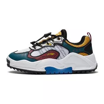 Li Ning Origin Удобная прочная повседневная обувь Детская обувь Dragonfly-зеленый YKCS024-3 31