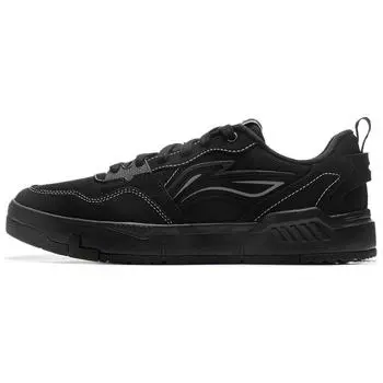 Li Ning Original Casual Universal Толстая подошва Увеличивающая высоту Нескользящие Износостойкие Легкие Дышащие Кроссовки для скейтбординга с низким верхом AGCU337-5 40