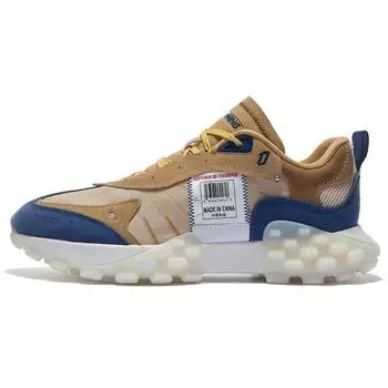 Li Ning Overload Lifestyle Casual Shoes Trendy Low-Top Sports Shoes Men sneakers Navy-Blue AZGS033-3 44