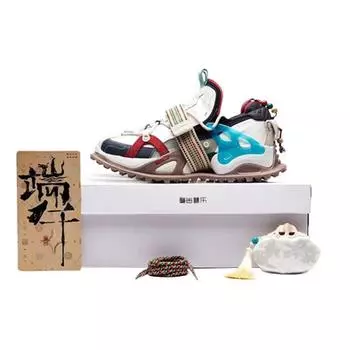 Li Ning Pangu Год Быка Праздник лодок-драконов Ограниченная серия Five Gods Нескользящая износостойкая амортизирующая низкая спортивная повседневная обувь AGCR367-1 40