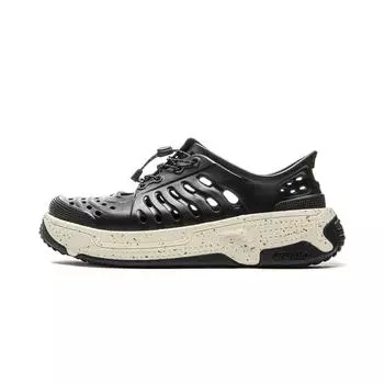 Li Ning Pangu Trek Удобные модные модные нескользящие износостойкие кроссовки унисекс черные AZSV017-1 37