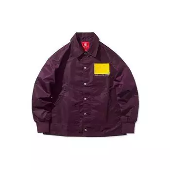 Li Ning Paris Fashion Week Printed Loose Casual Jacket Men Jacket Strong-Purple AFDQ433-2 L