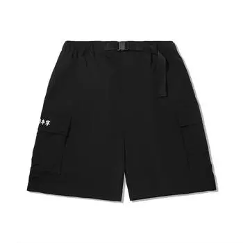 Li Ning Phil Hackett Художник Лимитированная Серия Однотонные Шорты средней посадки Дышащие Универсальные Повседневные Мужские Шорты Черный AKSV131-1 M